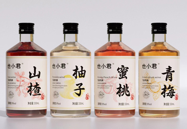 也小君 四果酒：山楂、柚子、蜜桃、青梅