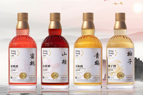 輕松飲 四果酒：山楂、柚子、蜜桃、青梅